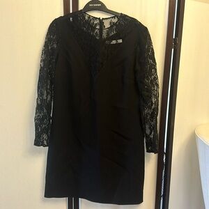Givenchy black wool dress